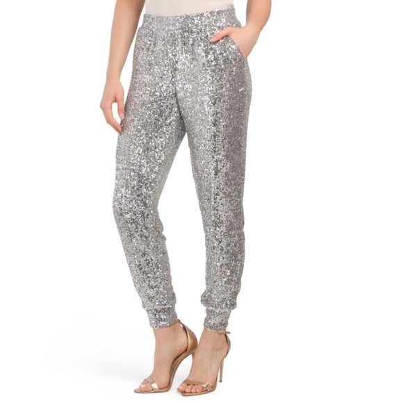 Cable & Gauge Accessories Cable Gauge Silver Sequin Joggers Poshmark